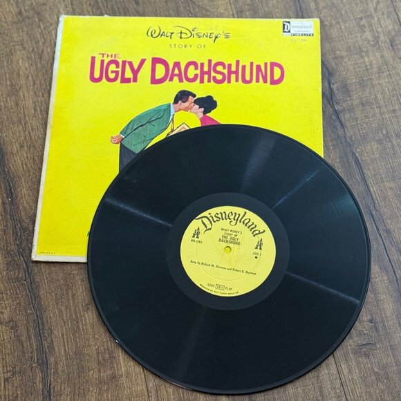 Walt Disney's The Ugly Dachshund Shaggy Dog Vinyl LP 1965 DQ1290 - Picture 3 of 4